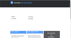 Desktop Screenshot of cornelis-associates.com