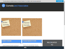 Tablet Screenshot of cornelis-associates.com